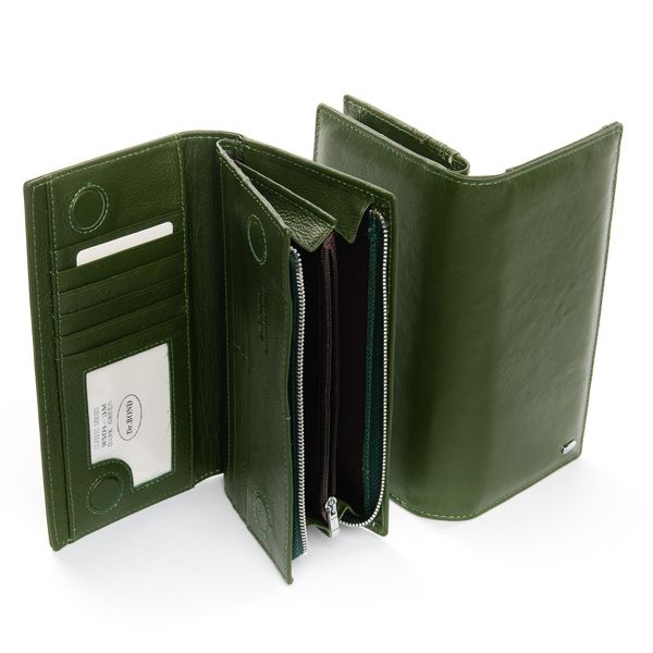 Гаманець Шкіряний Жіночий Classic DR. BOND WMB-3M dark-green Dr.Bond WMB-3M dark-green фото